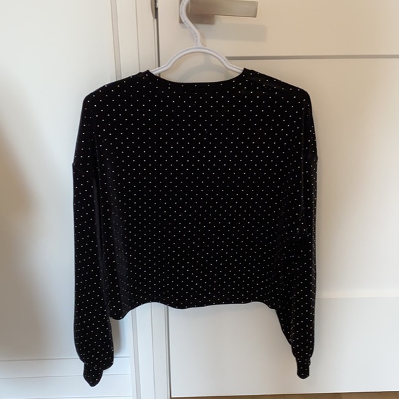 Dynamite velvet dress top - Picture 2 of 3